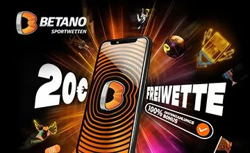 Betano - Hol dir deine Freiwette jetzt!