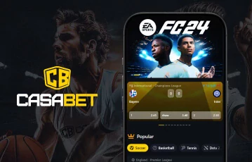 Mobile view of sports betting at Casabet