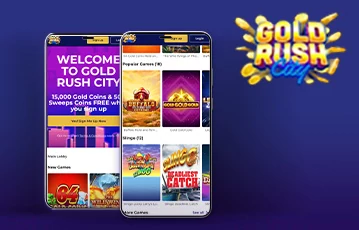 God rush city mobile slots welcome promo