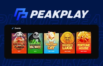 peakplay slots events