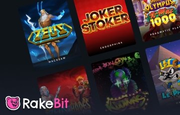 Rakebit casino slot games