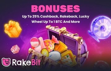 Rakebit bonuses