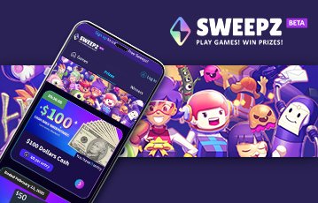 Play at Sweepz.com anytime, anywhere on your phone