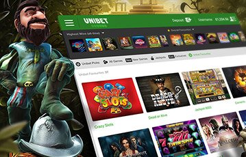 Ampia selezione di slot da casinò su Unibet