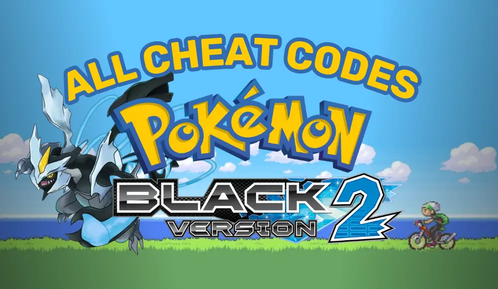 pokemon black 2 cheat codes emulator