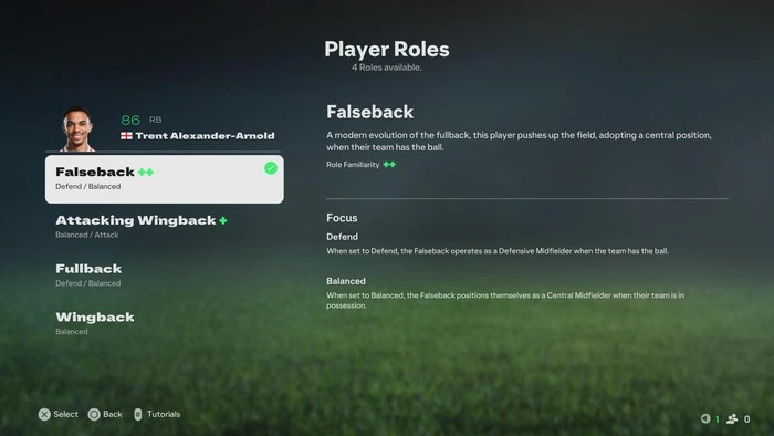 Player Roles FC25