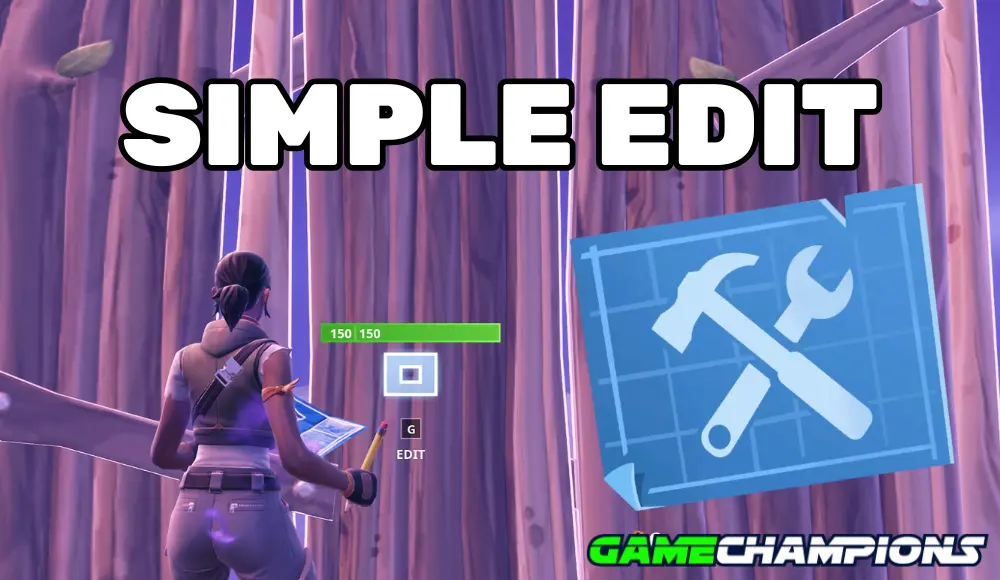 how to use simple edit the new feature in forntite